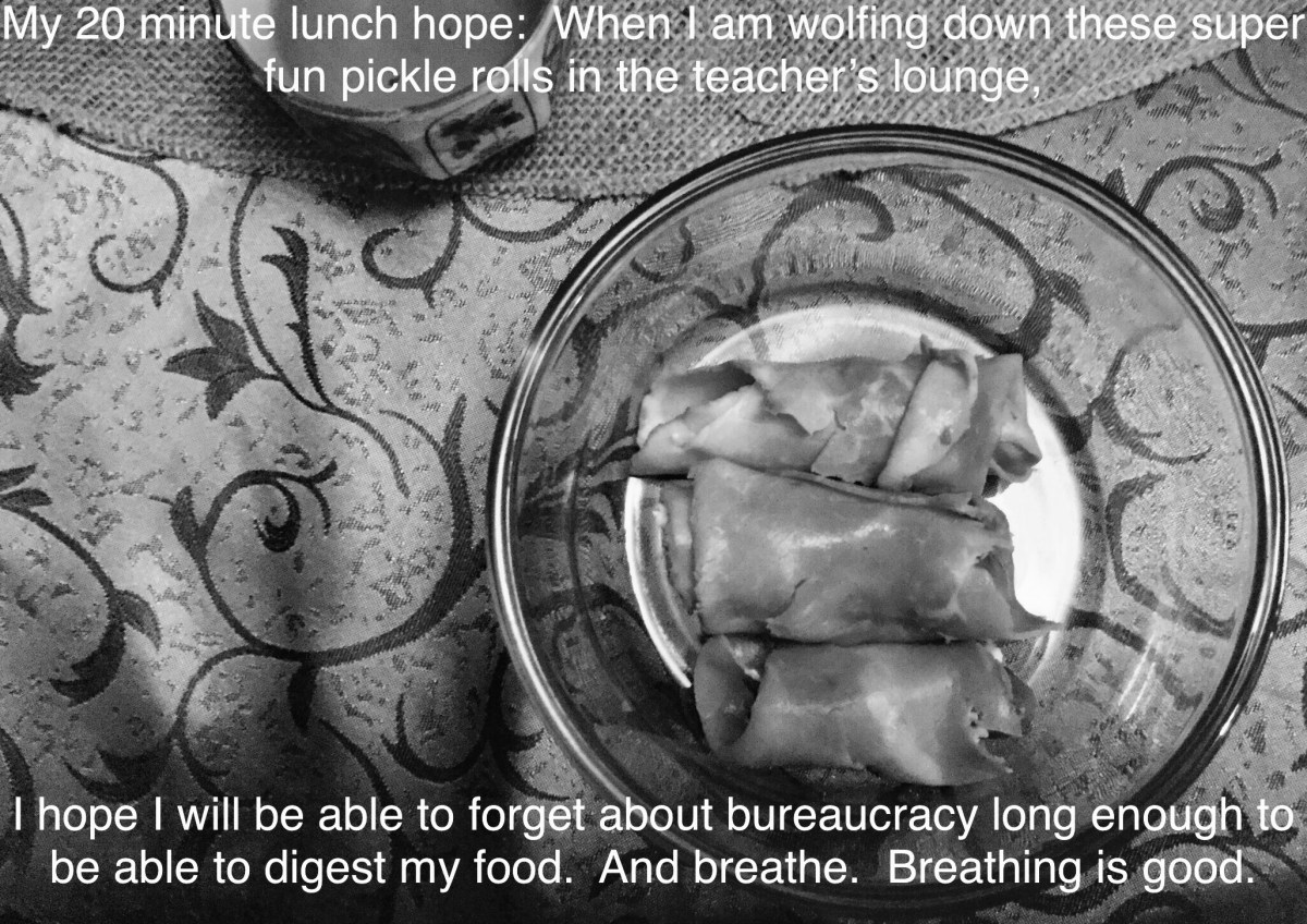 My 20 minute lunch hopes and&nbsp;dreams